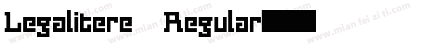 Legalitere Regular字体转换